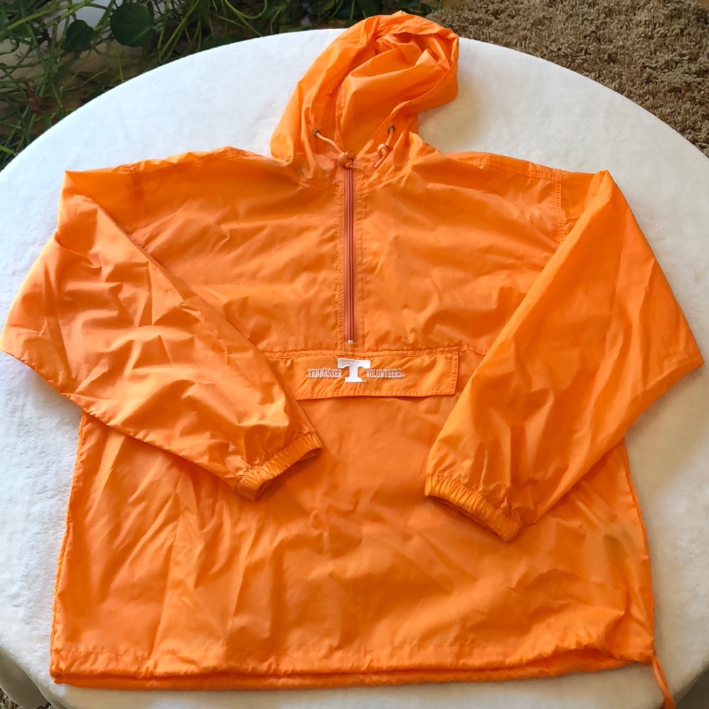 Tennessee Volunteers 1/4 Zip Rain Jacket Size Med